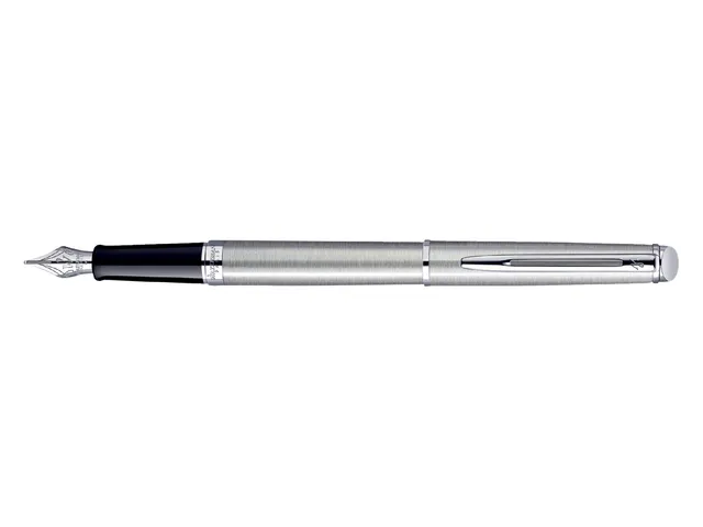 Vulpen Waterman Hémisphère Stainless Steel CT Fijn Blauwe inkt