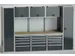werkbank m. kastwand,HxBxD 2000x3175x630mm,8kasten