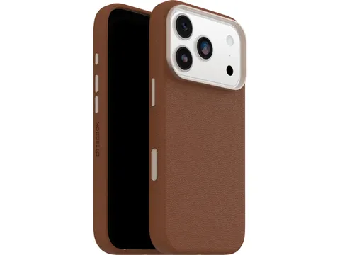 OtterBox Symmetry Leather iPhone 17 Pro hoesje bruin