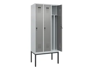 locker voor scheiding van kleding,HxBxD 2120x900x500mm,3vak - 1