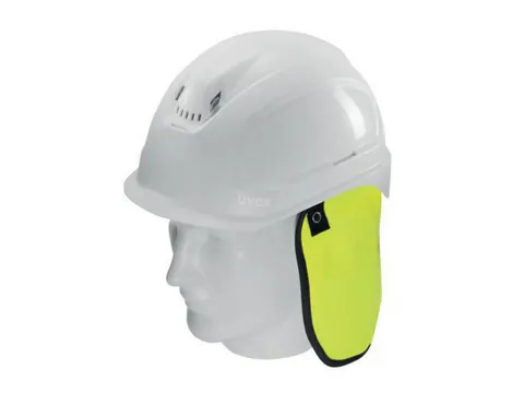 Uvex 9790076 nekbescherming voor een veiligheidshelm, geel, per stuk