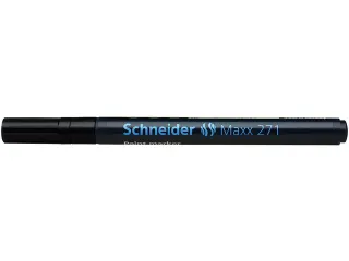 Lakmarker Schneider Maxx 271 1-2 mm zwart - 1