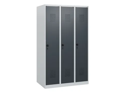 schoollocker,HxBxD 1530x900x500mm,3vak,vak B 300mm,draaigrendel