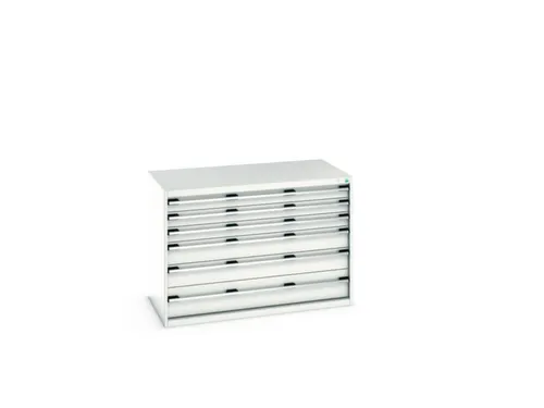 ladekast HxBxD 900x1300x750mm 6laden romp RAL7035 front RAL7035