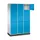 grootvolume-lockersysteem,RAL 7035/RAL 5012,HxBxD 1950x1220x500mm