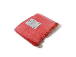 Haarnet Hynex clip non-woven rood pp 100 stuks