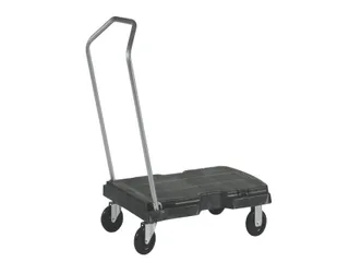 Transportkar Rubbermaid Triple Trolley inklapbaar 227kg zwart - 4