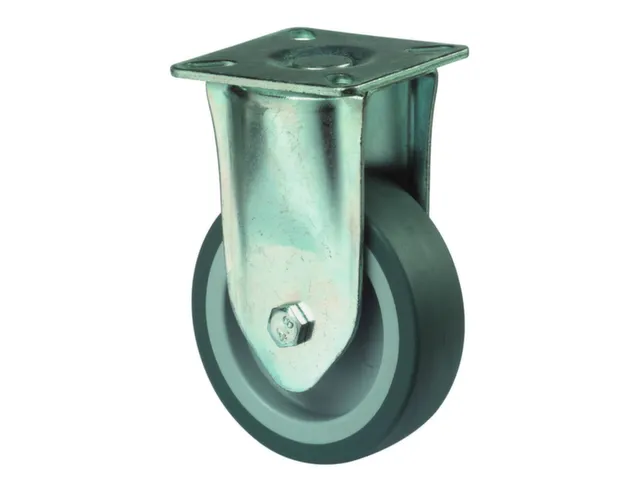 Roulette Fixe Force 60kg Platine De Fixation Diam.xlarg. 75x24mm Therm