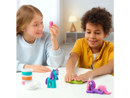 Hey Clay Klei set Rainbow Unicorns 15 delen Eenhoorns