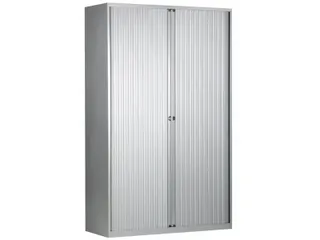 Roldeurkast Inclusief 4 Legborden Lichtgrijs 198x100x43 - 1