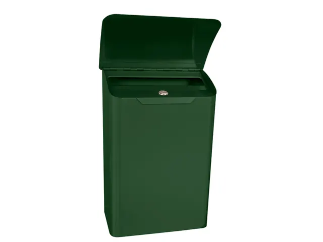 Wandbrievenbus Lugon Groen Staal