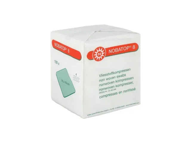 Nobatop non woven gaas 10x10cm niet steriel 100 stuks
