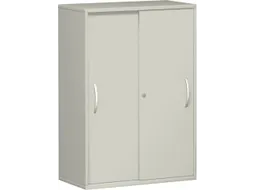 Schuifdeurkast 1150x800x430mm Romp Lichtgrijs Decor Front Lichtgrijs