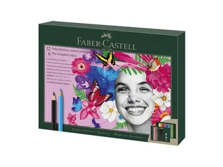 Tekenset Faber-Castell Polychromos en Pitt Grafiet Mat 40-delig - 1