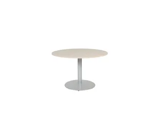 Linesto Vergadertafel Vaste Hoogte 120cm Rond Robson Eiken 25mm Alu - 1