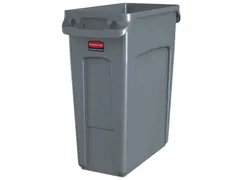 Afvalbak Rubbermaid Slim Jim VT 60 Liter grijs