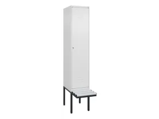 locker voor scheiding van kleding,HxBxD 2120x400x815mm,1vak - 1