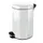 pedaalemmer,5l,HxØ 280x210mm,binnenbak kunststof,romp staal wit