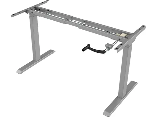 Verstelbaar Zit-Sta Bureau Frame Slinger Grijs 180Cm