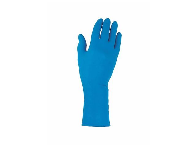 Buiten adem Verliefd uitslag Handschoen G29 Solvent, Maat EL Nitril Blauw doos 50 paar |  WerkhandschoenOnline.nl