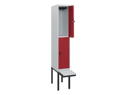 Dubbeldekse dekenkist,HxBxD 1950x300x815mm,1x2vak.,vak B 300mm