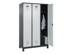 locker,HxBxD 1950x1200x500mm,3vak,vak B 400mm,cil.-slot,voeten