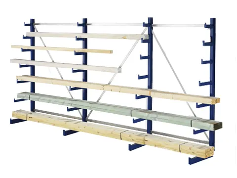 Draagarmstelling 2000x4050x590mm 7versch. Lange Armen Incl. Poot