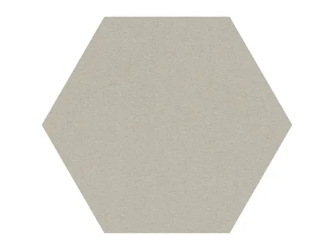 Prikbord Zeshoek Grijs Kleur 2206 Bulletin Paneel Ø 60cm frameloos