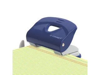 Q-CONNECT Medium Duty perforator Metaal 2-gaats 20 vel Blauw - 2