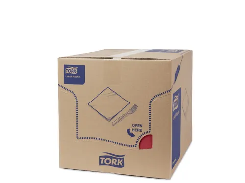 Tork 477418 Soft Lunchservet Advanced Bordeaux 33x33cm