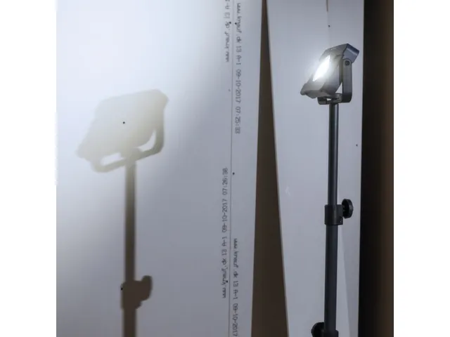accu-schijnwerper voor in de bouw,behuizing kunststof,COB-led