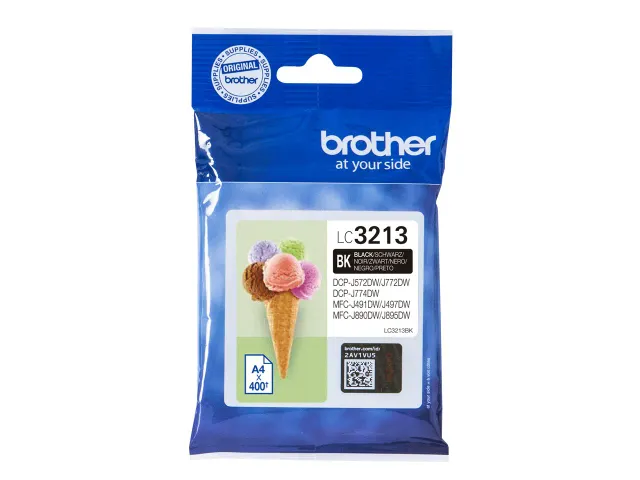 Inktcartridge Brother LC-3213 zwart HC