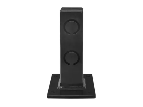 vloerbarrière,paal,v. binnen,HxBxD 250x70x70mm,staal,zwart