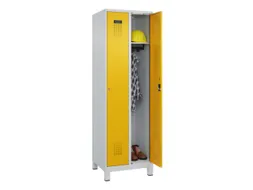 locker,HxBxD 1950x600x500mm,2vak,vak B 300mm,cil.-slot,voeten