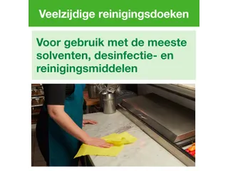 Reiningingsdoek Tork Long Lasting W8 multifunctioneel geel 194650 - 9