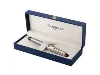 Vulpen Waterman Expert Stainless steel GT Medium Blauwe inkt - 5