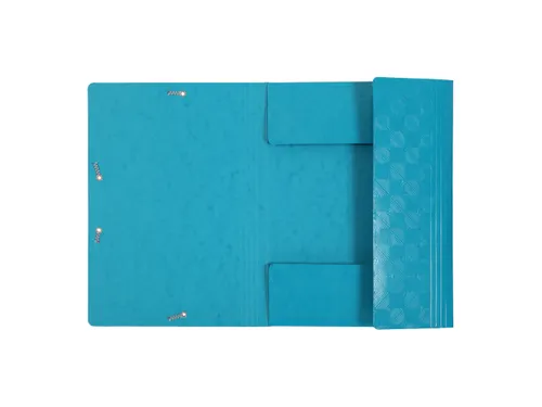 Elastomap A4 3 Kleppen Gelamineerd Glanskarton 600gr Assorti