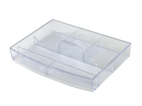 Ladekast inzetbak HAN 6 vaks transparant