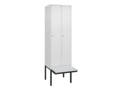 locker voor scheiding van kleding,HxBxD 2120x600x815mm,2vak