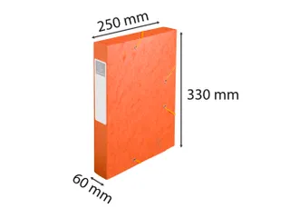 CARTOBOX glanskarton rug 60mm oranje - 7