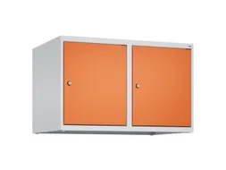 opzetkast,v. locker,2vak.,vak B 400mm,HxBxD 500x800x500mm,vleugeldeur