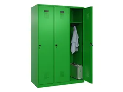 locker,HxBxD 1850x1200x500mm,3vak,vak B 400mm,draaigrendel
