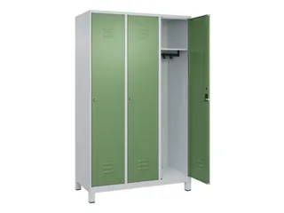 locker,HxBxD 1950x1200x500mm,3vak,vak B 400mm,cil.-slot,voeten - 2