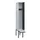 locker met bank,HxBxD 2120x300x815mm,1vak,vak B 300mm,draaigrendel