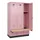 locker met bank,HxBxD 1950x1200x815mm,3vak,vak B 400mm,cilinderslot