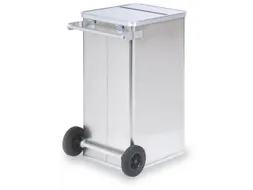 Dossierafvalbak 240 Liter Aluminium 1010x575x690mm
