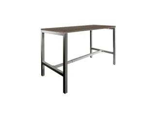 Domino Basic statafel 120x80cm 110cm Logan Eik 25mm Zwart - 1