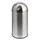 Afvalbak Pushcan EKO 40 liter met Pushdeksel RVS