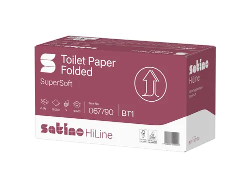 Satino HiLine toiletpapier Bulk 2-laags 30x300 vel helderwit