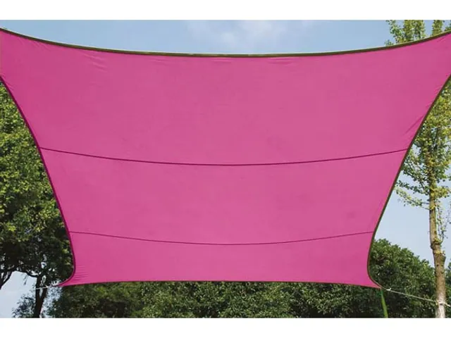 Zonnezeil Vierkant 3.6x3.6m Fuchsia